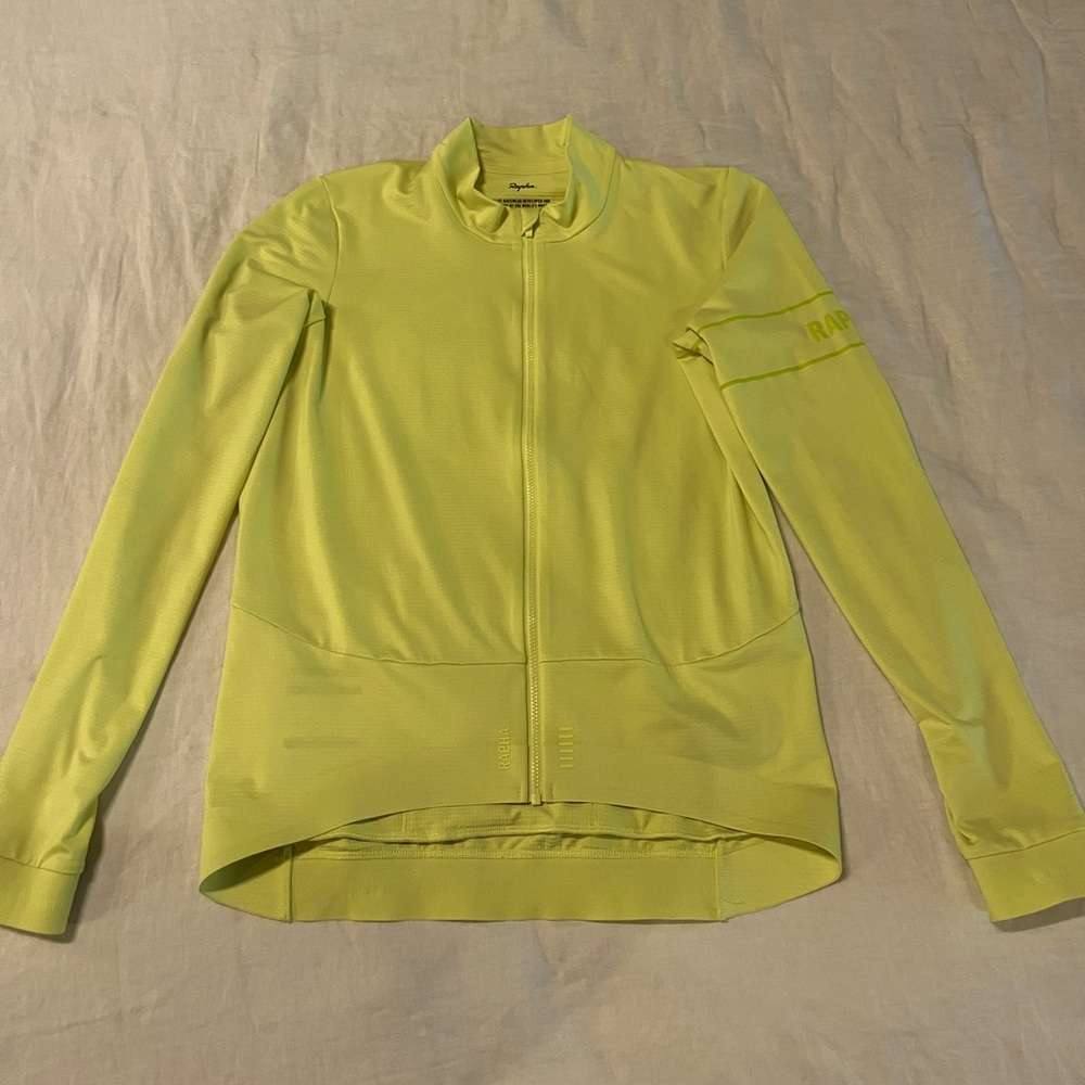 Rapha Men's Yellow Long Sleeve Shirt